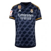 Camiseta Real Madrid Toni Kroos #8 Segunda Equipación Replica 2023-24 para mujer mangas cortas